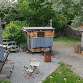 🔨 Schäferwagen-Sauna trifft LIGNOLOC® – kraftvoll verbunden, ganz ohne Metall