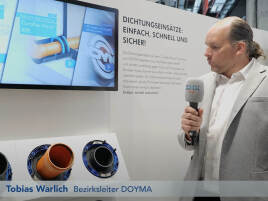 NEWS: DOYMA im Branchensender SHK-TV: Mit dem Curaflex Nova® Sortiment.