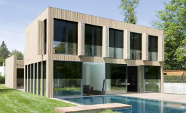 Architektur trifft Technik auf höchstem Niveau - verschiedene Sicht- und Sonnenschutz-Systeme in Kombination