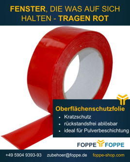 FENSTER TRAGEN ROT
