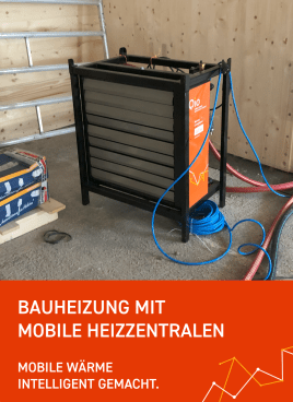 Qio | Mobile Heizzentrale zur Bauheizung