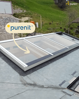 Clevere Dachverglasung – mit purenit!