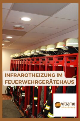 Infrarotheizungen im Einsatz im Feuerwehrhaus– effizient, flexibel, zuverlässig