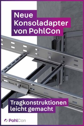 Neue Konsolenbefestigungen von PohlCon für herausfordernde Umgebungen