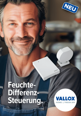 Intelligente Kellerlüftung mit der Feuchte-Differenz-Steuerung.