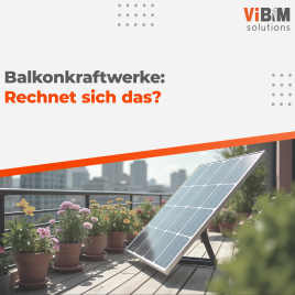 Mini-Solaranlagen im Aufwind