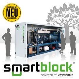 Produktvorstellung - KW Energie erweitert die smartblock BHKW-Produktreihe.