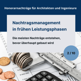 Nachtragsmanagement in frühen Leistungsphasen
