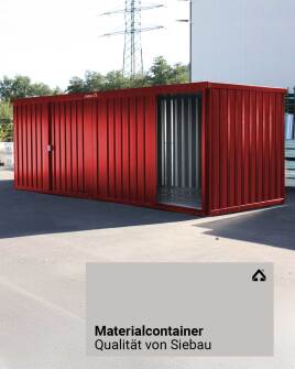 Materialcontainer von Siebau