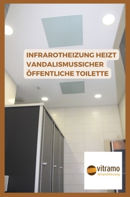 Infrarotheizung als Lösung für öffentliche Toilettenanlagen