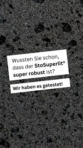 Hält, was es verspricht – StoSuperlit K 0,8! im Härtetest