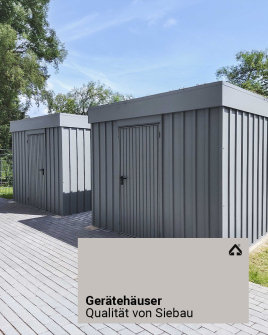 Gerätehäuser für Kitas und Schulen