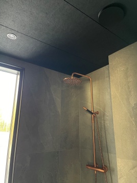 Auch im Bad: SilentROOT | Torf-Akustikplatten 🌿🚿