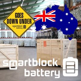smartblock battery goes Down Under!