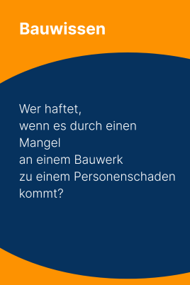 Personenschaden - Wer haftet?
