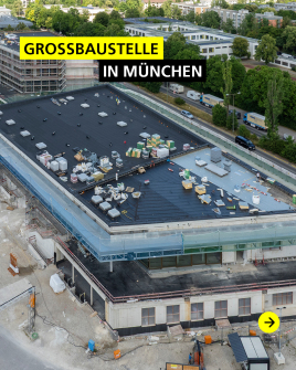 In München entsteht ein neuer Schulkomplex.