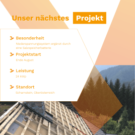 Das nächste PV-Dach Projekt in Scharnstein 🏡