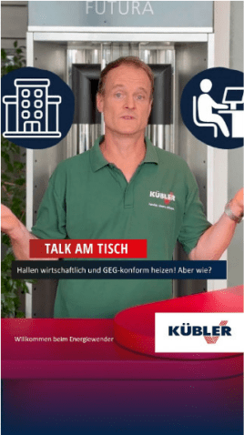 Hallen wirtschaftlich und GEG-konform heizen! Aber wie?