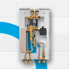 Energiewende in vier Worten: Gastherme raus, Regudis rein.