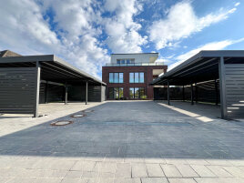 Überdachung des Monats: Flachdachcarport C600+