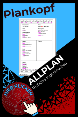 Plankopf und Rahmen richtig einstellen in Allplan