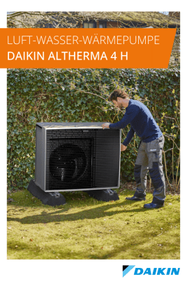 DAIKIN Altherma 4 H: Luft-Wasser-Wärmepumpe mit R-290