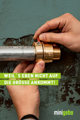 Klein, kompakt, genial – die minigebo