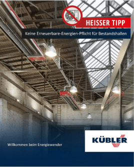 Keine Erneuerbare-Energien-Pflicht für Bestandshallen