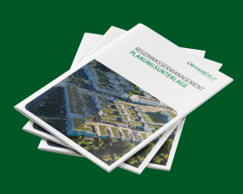 Blaugrüne Infrastruktur beginnt auf dem Dach – mit der Regenwassermanagement Planungsunterlage von Optigrün.