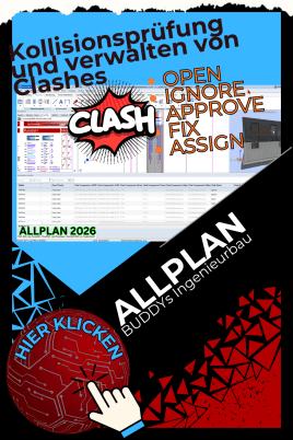 Neu in Allplan 2026 Ing + Arc #03 Kollisionsprüfung und Verwalten von Clashes