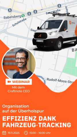 Organisation auf der Überholspur: Effizienz dank Fahrzeug‑Tracking