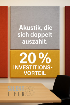 🎯 Akustik, die sich doppelt auszahlt.