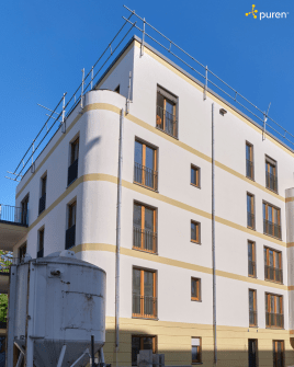 Schlanke Wandaufbauten dank purenotherm S