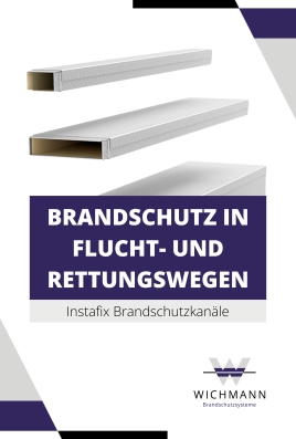 Kabelbrände effektiv eindämmen – mit dem Wichmann Instafix® Installationskanal