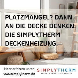 Platzmangel? Dann an die Decke denken.