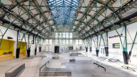 LAMILUX Referenz: Eggenhalle München, Glasdach PR60