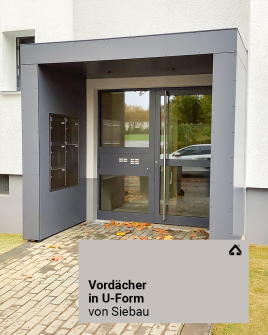 Vordächer in U-Form