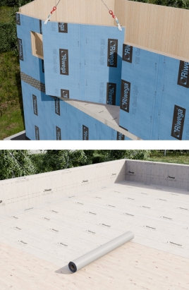 Selbstklebende Bahnen für den professionellen Holzbau