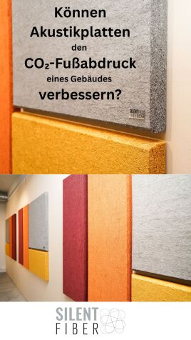 Können Akustikplatten den CO₂-Fußabdruck eines Gebäudes verbessern? 🌱