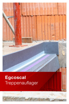 Trittschalldämmung bei Fertigteiltreppen