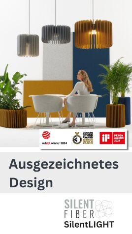 Ausgezeichnetes Design. Ausgezeichnete Akustik.