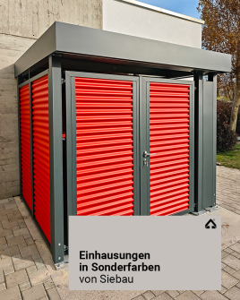 Einhausungen in Sonderfarben