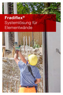 Sollrisselemente - Teil der Systemlösung für Elementwände