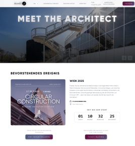 Ihr kostenloses Ticket - Treffen Sie ALPGATE auf der „Meet the Architect – Vienna 2025“ am 27. und 28. November 2025!