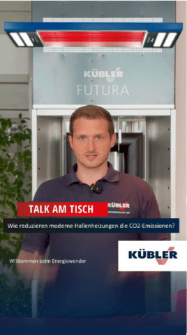 Wie reduzieren moderne Hallenheizungen die CO2-Emissionen?