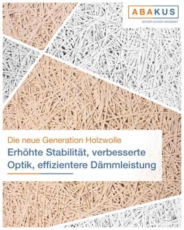 🟠🔵 Neue Generation Holzwolle-Dämmplatten: ABAKUS setzt neue Maßstäbe