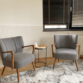 Biegbare Paneele für abgerundete Wände