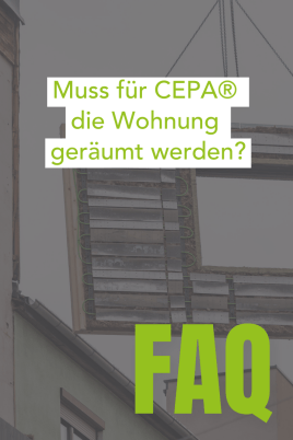 Muss für CEPA® die Wohnung geräumt werden?