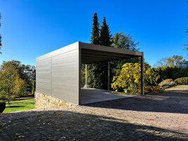 Überdachung des Monats: Flachdachcarport C600+