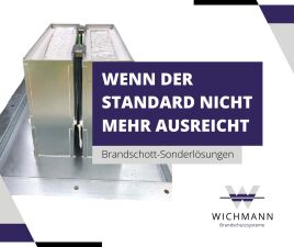 Kann man mal so machen: Eine Wanne als Brandschott-Sonderlösung